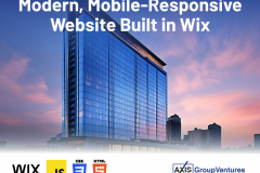 Wix Website for Axis Group Ventures in USA